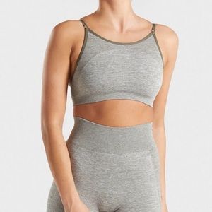 Gymshark Khaki Marl/Taupe Flex High Waisted Leggings Set